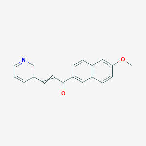 (2E)-1-(6-methoxynaphthalen-2-yl)-3-(pyridin-3-yl)prop-2-en-1-one