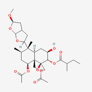 molecular formula C30H46O11 B1246967 葎草甲 