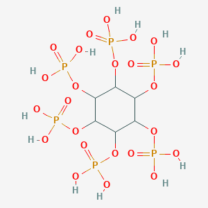 molecular formula C₆H₁₈O₂₄P₆ B124697 Phytic acid CAS No. 83-86-3