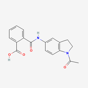 2-[(1-acetyl-2,3-dihydroindol-5-yl)carbamoyl]benzoic Acid