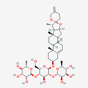 molecular formula C45H70O16 B1246980 山鞭皂苷 1 