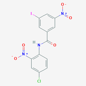 N-(4-chloro-2-nitrophenyl)-3-iodo-5-nitrobenzamide