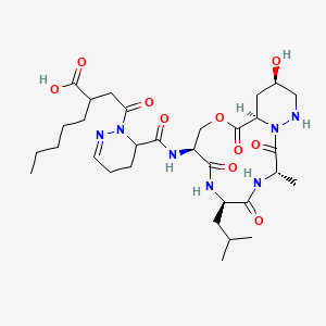 molecular formula C31H49N7O10 B1246989 Lydiamycin B 