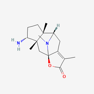 molecular formula C16H24N2O2 B1246995 Hederacine B 