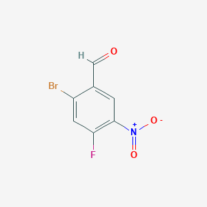 2-Bromo-4-fluoro-5-nitrobenzaldehyde