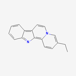 molecular formula C17H14N2 B1247012 黄连木碱 CAS No. 486-18-0