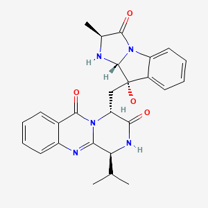 molecular formula C26H27N5O4 B1247017 Fiscalin A 