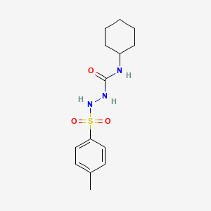 N-cyclohexyl-2-[(4-methylphenyl)sulfonyl]hydrazinecarboxamide