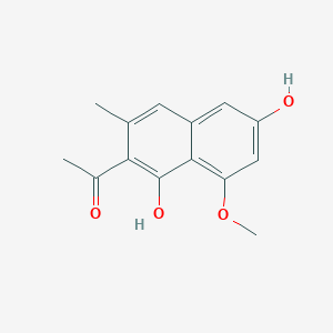 molecular formula C14H14O4 B1247023 Isotorachrysone 