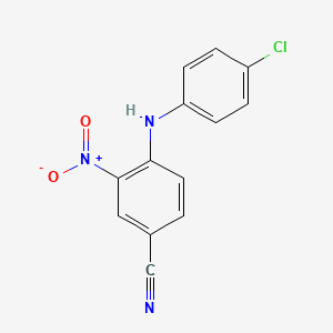 4-[(4-Chlorophenyl)amino]-3-nitrobenzonitrile