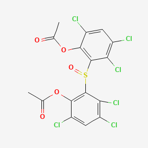 Sulfinylbis-3,4,6-trichlorobenzene-2,1-diyl diacetate