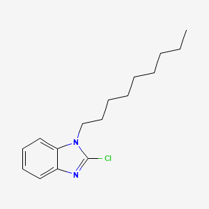 molecular formula C16H23ClN2 B12470328 2-chloro-1-nonyl-1H-benzimidazole 