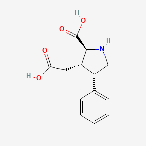 molecular formula C13H15NO4 B1247033 Phenylkainic acid 