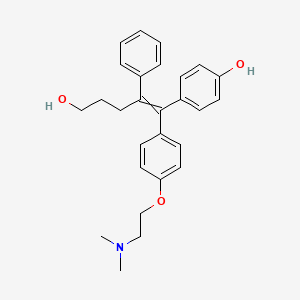 4-[1-[4-[2-(dimethylamino)ethoxy]phenyl]-5-hydroxy-2-phenylpent-1-enyl]phenol