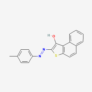 (2E)-2-[2-(4-methylphenyl)hydrazinylidene]naphtho[2,1-b]thiophen-1(2H)-one