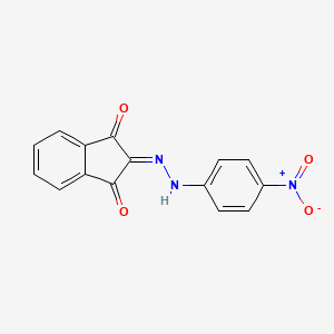 2-[2-(4-nitrophenyl)hydrazinylidene]-1H-indene-1,3(2H)-dione