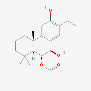 molecular formula C22H32O4 B1247045 Sugikurojin E 