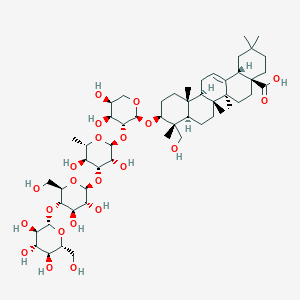 molecular formula C53H86O22 B1247048 大花忍冬苷B CAS No. 146100-02-9