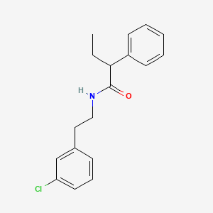 N-[2-(3-chlorophenyl)ethyl]-2-phenylbutanamide