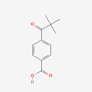 molecular formula C12H14O3 B1247055 4-Pivaloylbenzoic acid CAS No. 32018-31-8