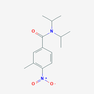 3-methyl-4-nitro-N,N-di(propan-2-yl)benzamide