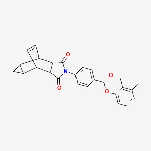 2,3-dimethylphenyl 4-(1,3-dioxooctahydro-4,6-ethenocyclopropa[f]isoindol-2(1H)-yl)benzoate