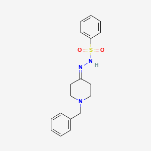 N'-(1-benzylpiperidin-4-ylidene)benzenesulfonohydrazide