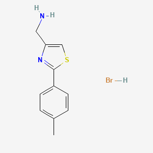 [2-(4-Methylphenyl)-1,3-thiazol-4-yl]methylamine hydrobromide