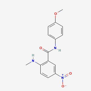 N-(4-methoxyphenyl)-2-(methylamino)-5-nitrobenzamide