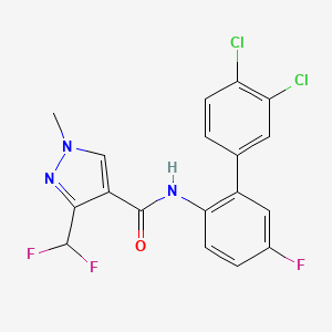 molecular formula C18H12Cl2F3N3O B1247100 Bixafen CAS No. 581809-46-3