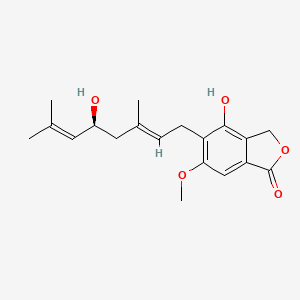 molecular formula C19H24O5 B1247106 刺猬菌素 B 