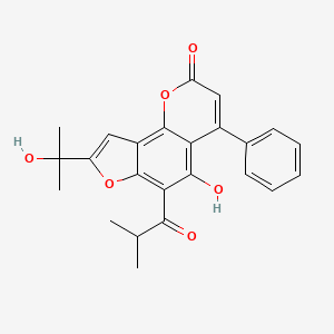 molecular formula C24H22O6 B1247119 Ochrocarpin C 