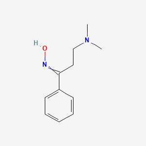 molecular formula C11H16N2O B12471278 3-(Dimethylamino)-1-phenyl-propan-1-one oxime 