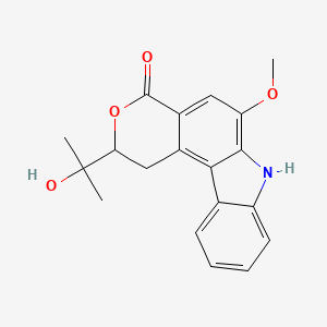 molecular formula C19H19NO4 B1247133 clausamine C 