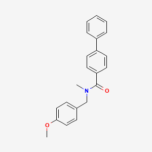 N-(4-methoxybenzyl)-N-methylbiphenyl-4-carboxamide