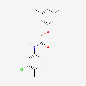 molecular formula C17H18ClNO2 B12471348 N-(3-chloro-4-methylphenyl)-2-(3,5-dimethylphenoxy)acetamide 