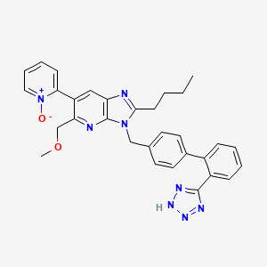 molecular formula C31H30N8O2 B1247136 Unii-3X61vva119 