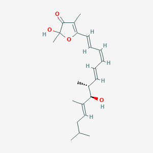 molecular formula C22H32O4 B1247143 Aurafuron B 