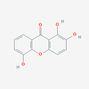 molecular formula C13H8O5 B1247147 1,2,5-三羟基黄酮 CAS No. 156640-23-2