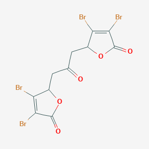 5,5'-(2-oxopropane-1,3-diyl)bis(3,4-dibromofuran-2(5H)-one)