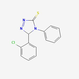 5-(2-Chlorophenyl)-4-phenyl-5H-1,2,4-triazole-3-thione