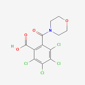 2,3,4,5-Tetrachloro-6-(morpholine-4-carbonyl)benzoic acid