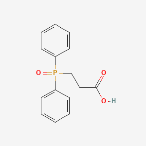 molecular formula C15H15O3P B12471731 3-(Diphenylphosphoryl)propanoic acid CAS No. 29874-10-0