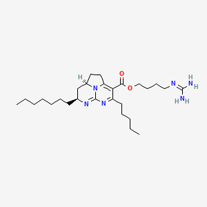 molecular formula C27H46N6O2 B1247175 Dehydrobatzelladine C 