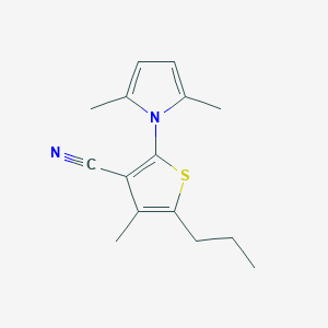 2-(2,5-Dimethylpyrrolyl)-4-methyl-5-propylthiophene-3-carbonitrile