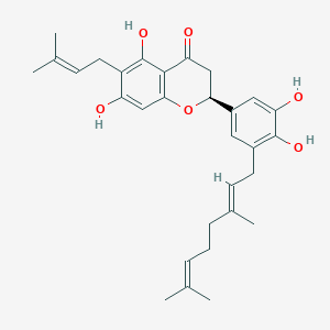 molecular formula C30H36O6 B1247182 schizolaenone B 