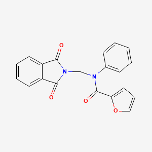 N-[(1,3-dioxoisoindol-2-yl)methyl]-N-phenylfuran-2-carboxamide