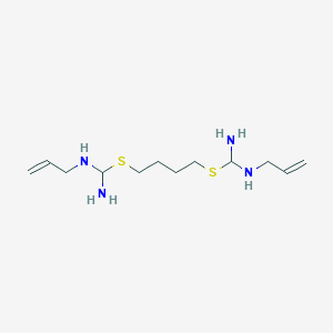 molecular formula C12H26N4S2 B12471841 6,11-Dithia-4,13-diazahexadeca-1,15-diene-5,12-diamine 