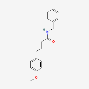 molecular formula C18H21NO2 B12471977 N-benzyl-4-(4-methoxyphenyl)butanamide 