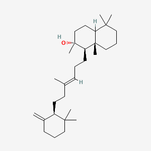 (1R,2R,8aS)-1-[(E)-6-[(1S)-2,2-dimethyl-6-methylidenecyclohexyl]-4-methylhex-3-enyl]-2,5,5,8a-tetramethyl-3,4,4a,6,7,8-hexahydro-1H-naphthalen-2-ol